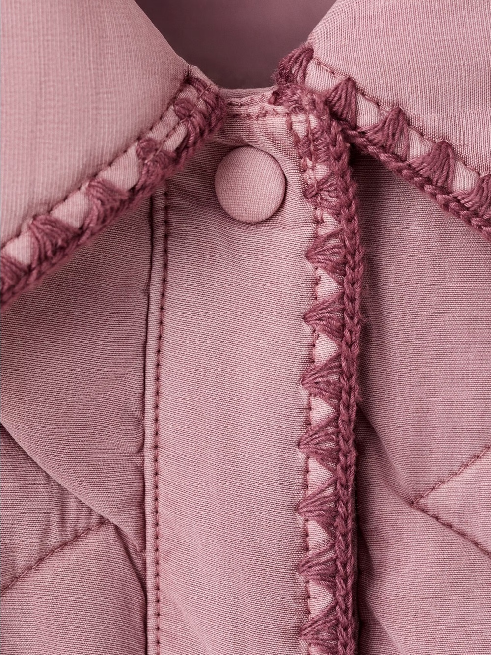NWT MANGO QUILTED JACKET WITH CONTRASTING TRIM - Picture 5 of 10